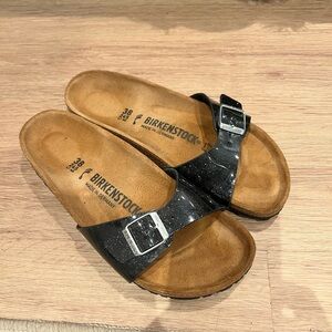 Birkenstock single strap sandals